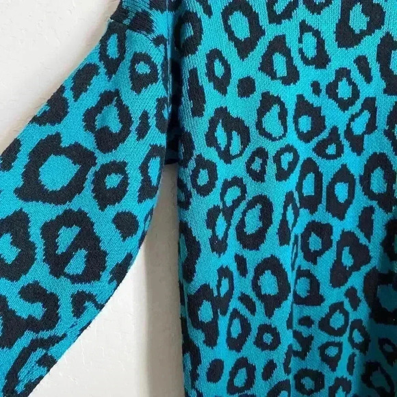 BCBGeneration Leopard-Print Long Cardigan - Picture 9 of 12
